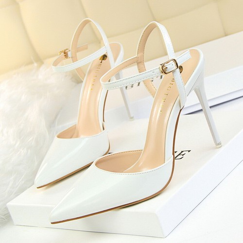 Women Pointed Toe High Heels Slingback Sexy Pumps Sandals Stilettos Party Shoes - Picture 24 of 25
