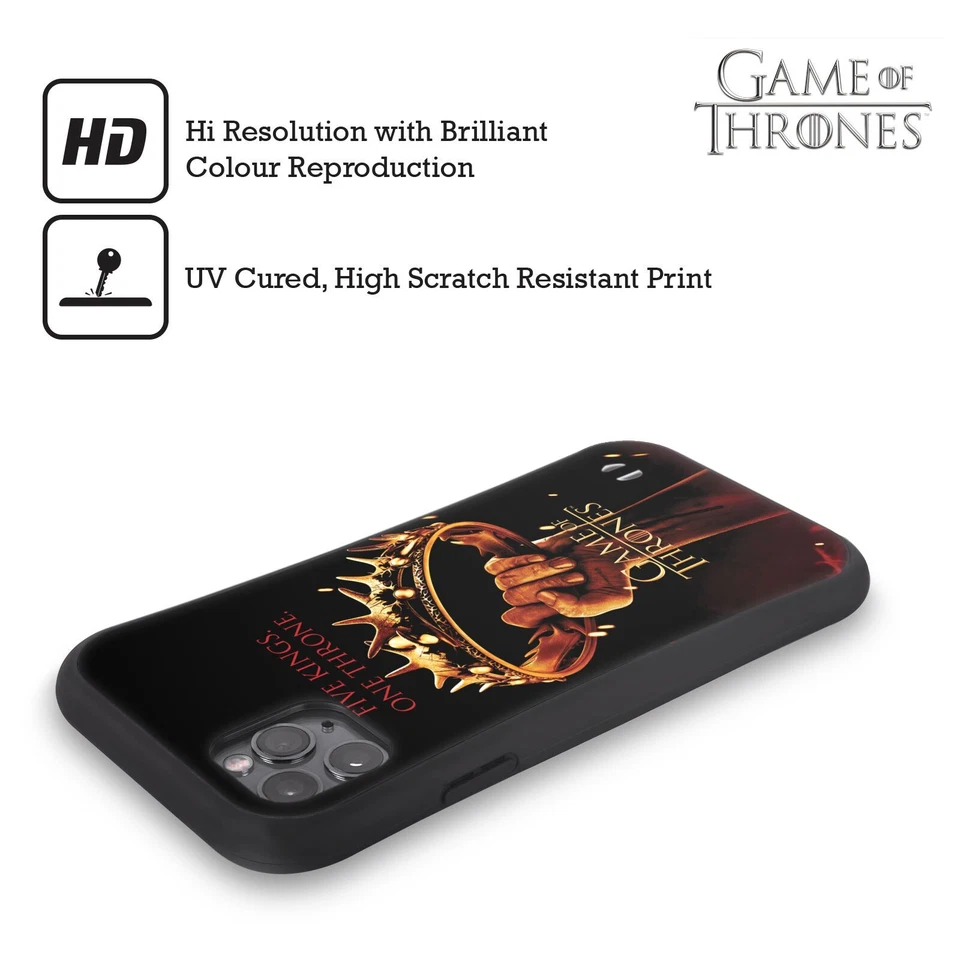 OFFICIAL HBO GAME OF THRONES KEY ART HYBRID CASE FOR APPLE iPHONES PHONES - Image 2 of 4
