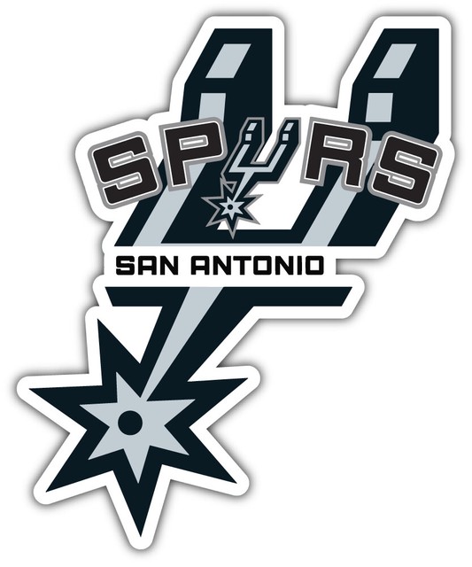 San Antonio Spurs NBA Basketball Car Bumper Sticker Decal "SIZES" ID1