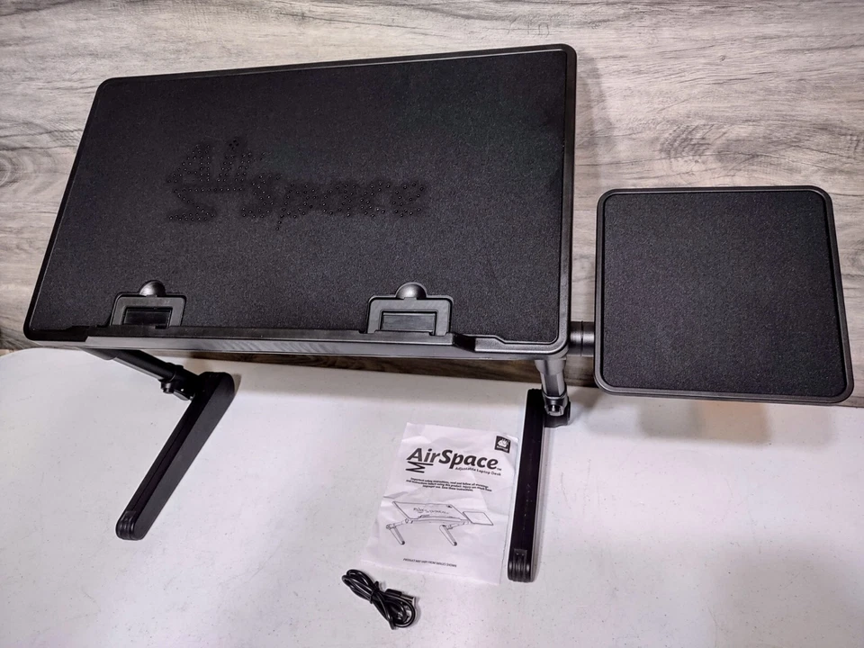 Soporte ajustable para escritorio portátil AirSpace con ventilador de refrigeración Foto 3 de 4