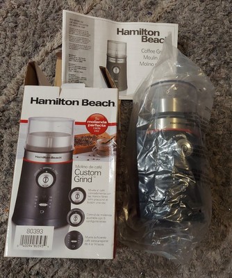 Hamilton Beach 80393 10oz Electric Coffee Grinder Black