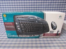 Logitech LX700 Cordless Desktop Keyboard Mouse New Sealed Box FREE SHIPPING.
