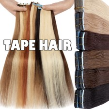 20PCS 50G Tape In Hair Extensions 100 Remy Human Hair Skin Wefts 12 14 16 18 In