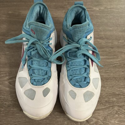 DIADORA Women's Speed Blushield Fly 3+ White/Aquarius/Rhodamine Tennis Shoes