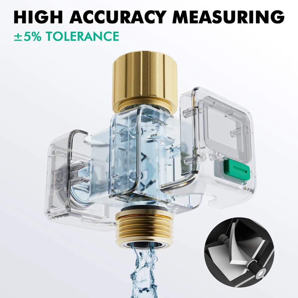 Расходомер воды с латунным входом и выходом для заполнения резервуара для воды автофургона доставка по США - Изображение 4 из 4