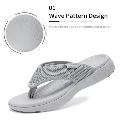 Women Arch Support Soft Cushion Flip Flops Thong Sandals Slippers Shoes 5-11 - Picture 19 of 39