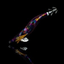 RUI SQUID JIG THE SUPERMAN RED TURN BLUE RAINBOW BELLY SIZE 3.5 EGI FISHING LURE