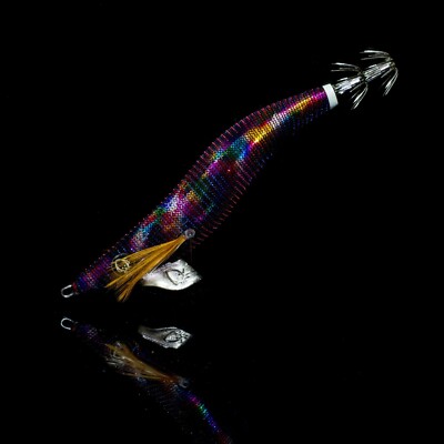 RUI SQUID JIG THE SUPERMAN 3.5: Egi Multicolore Red Turn Blue Rainbow Belly Per Totani