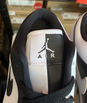 Nike Air Jordan 1 Low SE Homage White Black Split Shoes DR0502-101