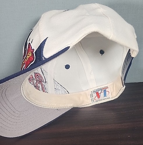 Vintage 1990s MLB Atlanta Braves Double Sharktooth Logo 7 Athletic Snapback - Picture 12 of 18