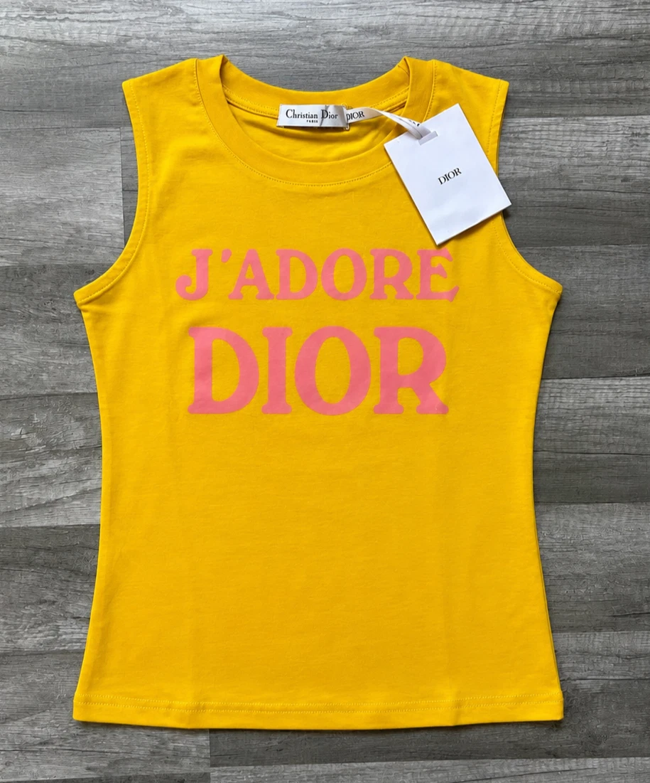 Dior Cotton Tank Tops for Women for sale | eBay