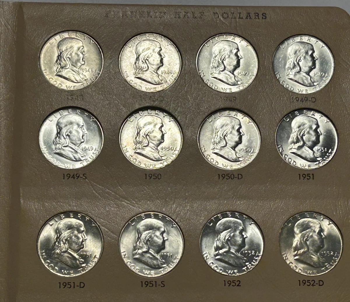 未经认证1952 年富兰克林半美元(1948-1963) | eBay