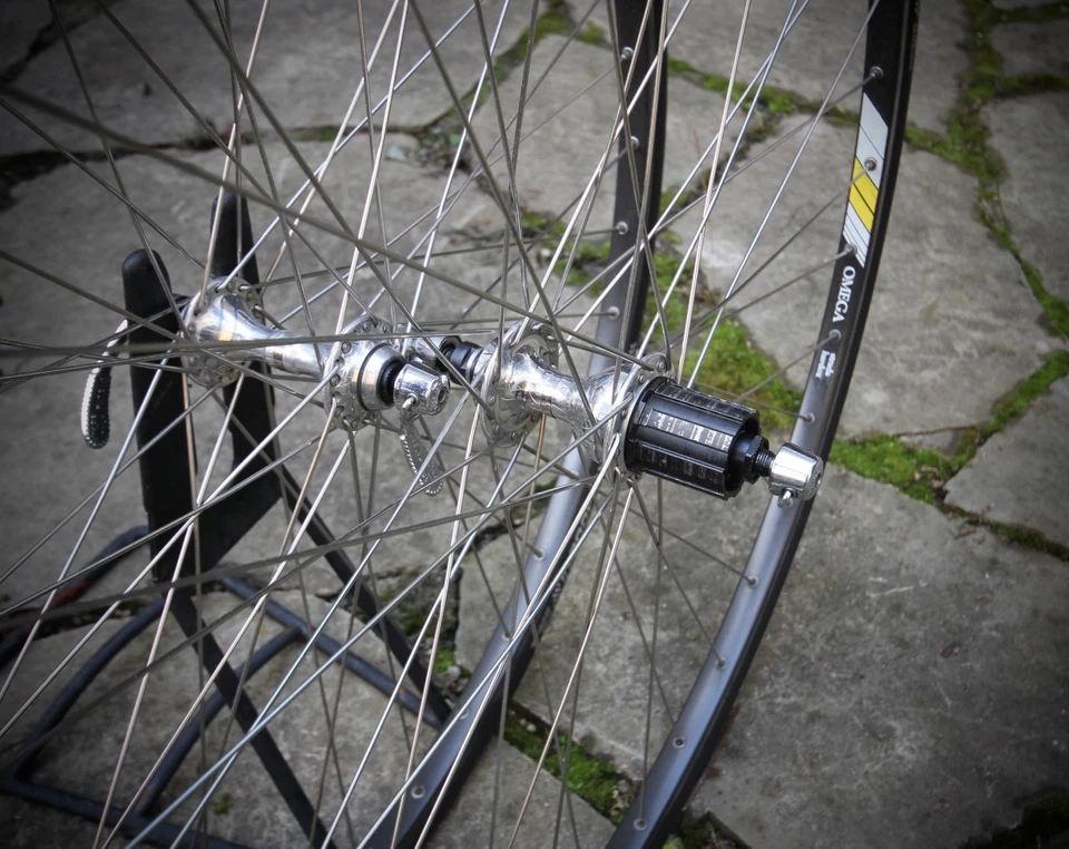 Campagnolo C Record / Omega Clincher 36H / Anthrazit / Wheel Set #VELOWIZARD - Bild 4 von 4