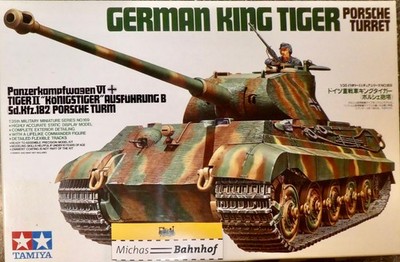 Tamiya 35169 GERMAN KING TIGER Porsche Turret Bausatz ungebaut 1:35 OVP LF3 å