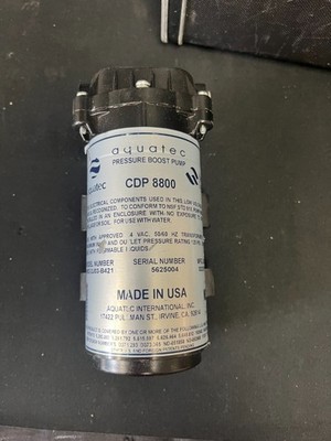 AQUATEC CDP 8800 8852-2J03-B424 high flow water booster pump 115V transformer