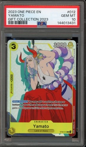 One Piece CCG Yamato Gift Coll. 2023 ST09-012 PSA 10 Gem Mint