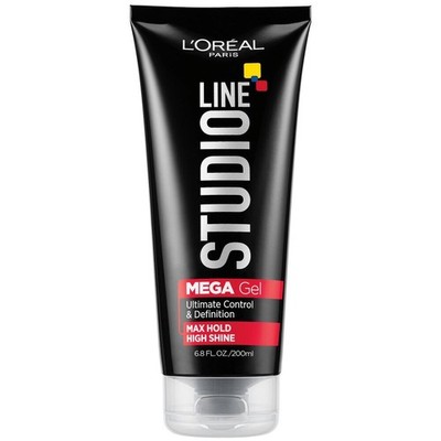 LOreal Studio Line Mega Hair Gel Ultimate Control Max Hold 6.8 Ounce Pack of 5