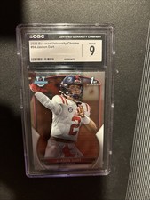 2022 Bowman University Chrome - Jaxson Dart #94 (RC)