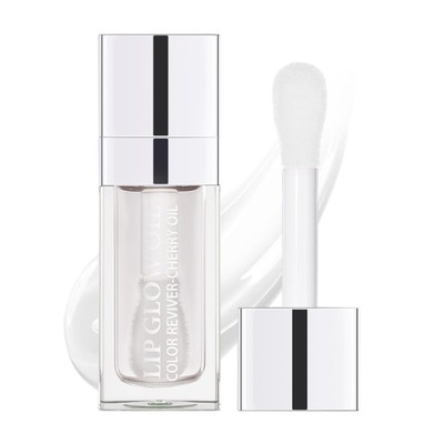 Hydrating Lip Glow Oil, Plumping Gloss, Moisturizing Oil Clear 