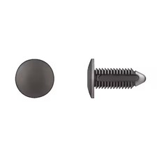 Zoro Select 5648Pk Push-In Rivet, Dome Head, 10 Mm Dia., 30 Mm L, Nylon Body,,