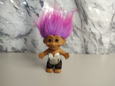 VNTG Russ 90s Pop Star Singer Troll Doll 18635 Super Rare Pink