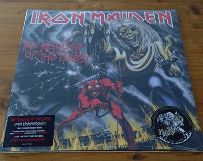 IRON MAIDEN ''The Number Of The Beast'' Over Hammersmith 3 VINYL 40th Anniversary 