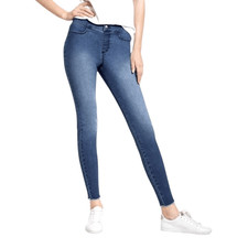 HUE Studio Women's Classic Blue Skinny Legging Jeans, Size S, NWT