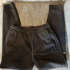 American Eagle Flex Joggers Mens XS Jet  Black Sweatpants Stretch Athletic