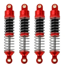 4PCS 53mm/59mm/66mm Aluminum Shocks Absorbers Oil Long Threaded Damper for 1/...