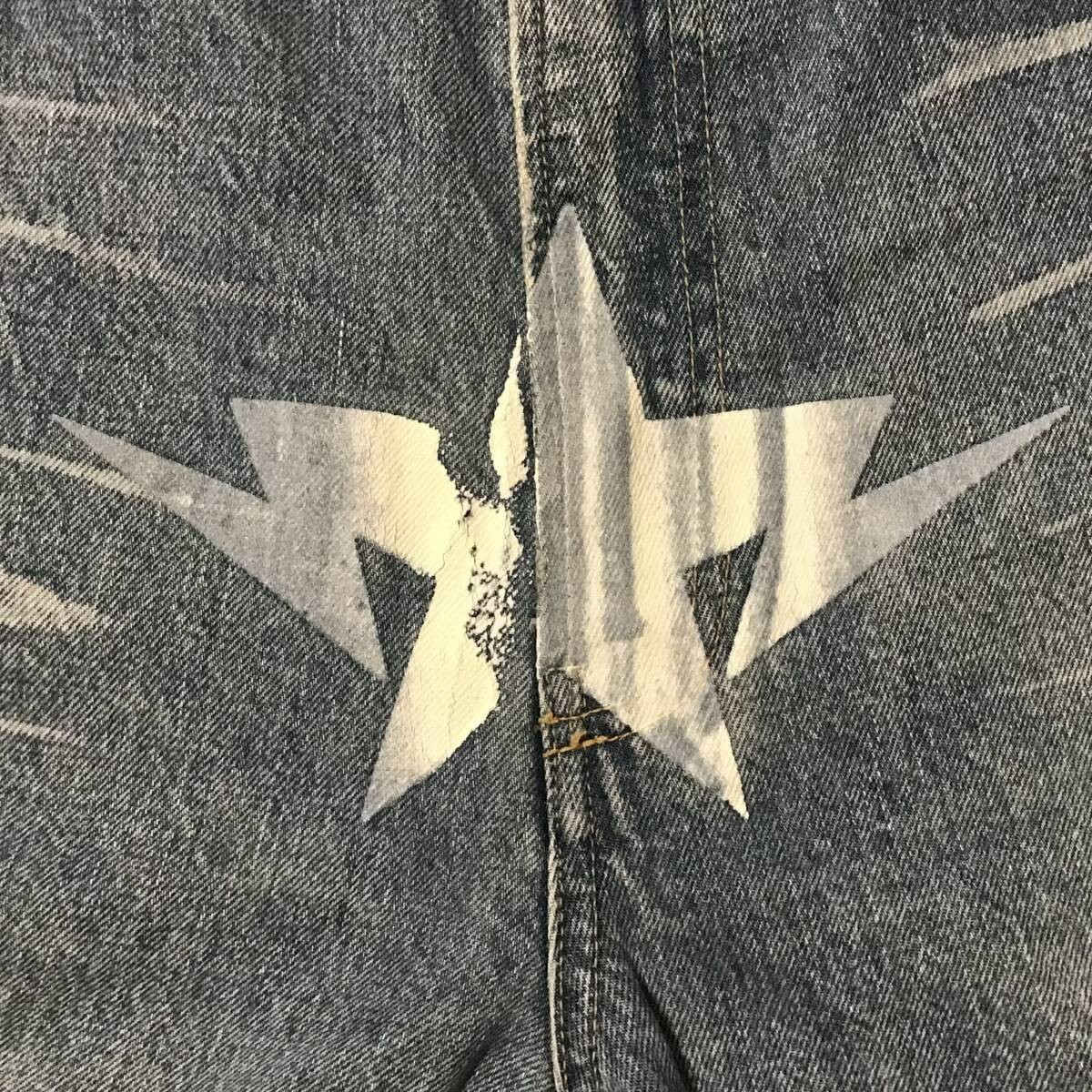 BAPE TWIN STA denim pants a bathing ape star NIGO Size XL | eBay