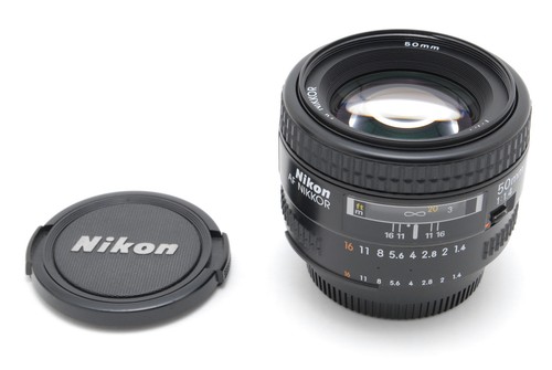 [Almost Unused] NIKON AF NIKKOR 50mm F1.4 Standard Lens For AF Mount From JAPAN