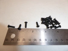 6-32 x 1/2" BUTTON HEAD ALLEN SCREW BLACK OXIDE VINTAGE USA MADE Qty of 20