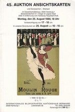 45. Auktion Ansichtskarten und Ganzsachen - Stempel. Hamburg, 25.08.1986.