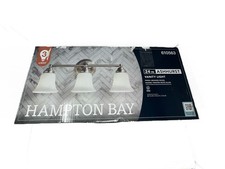 Hampton Bay Ashhurst 3-Light Vanity Light Brushed Nickel 610 563