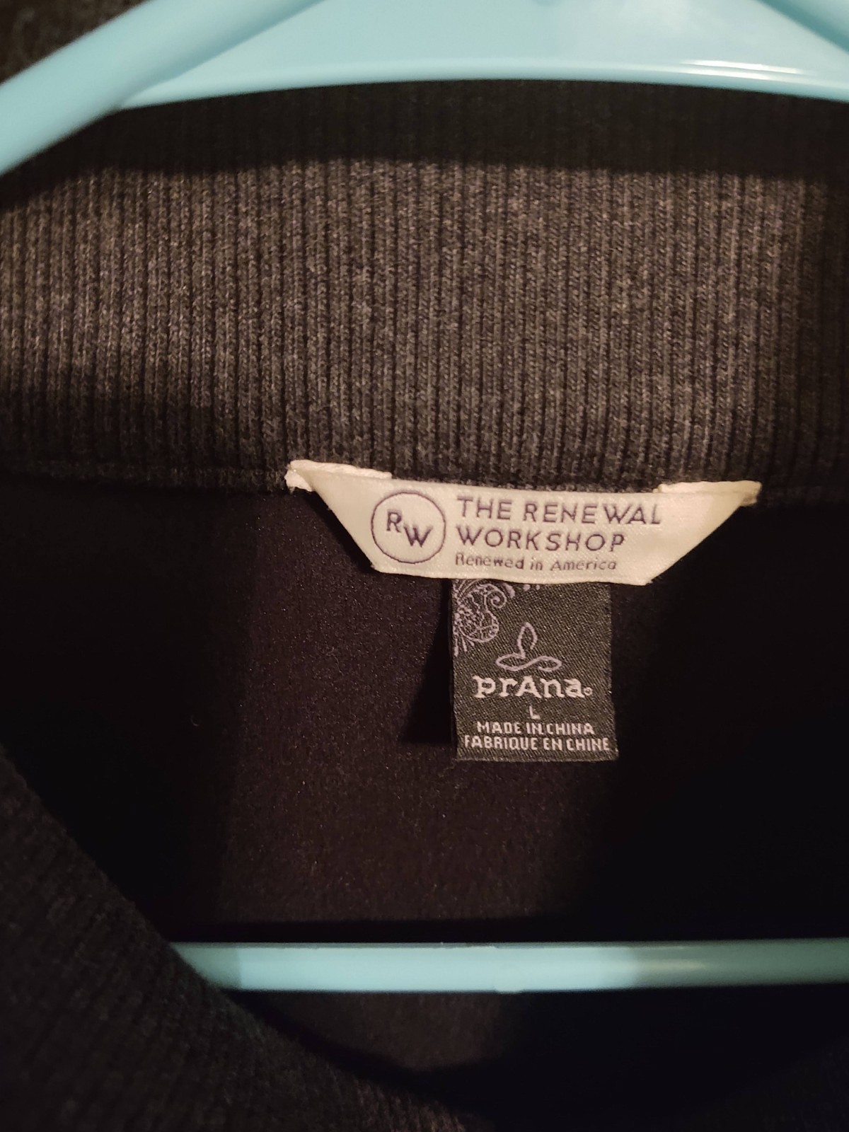 Prana Jacket Womens Large Black Softshell Zip Poc… - image 2