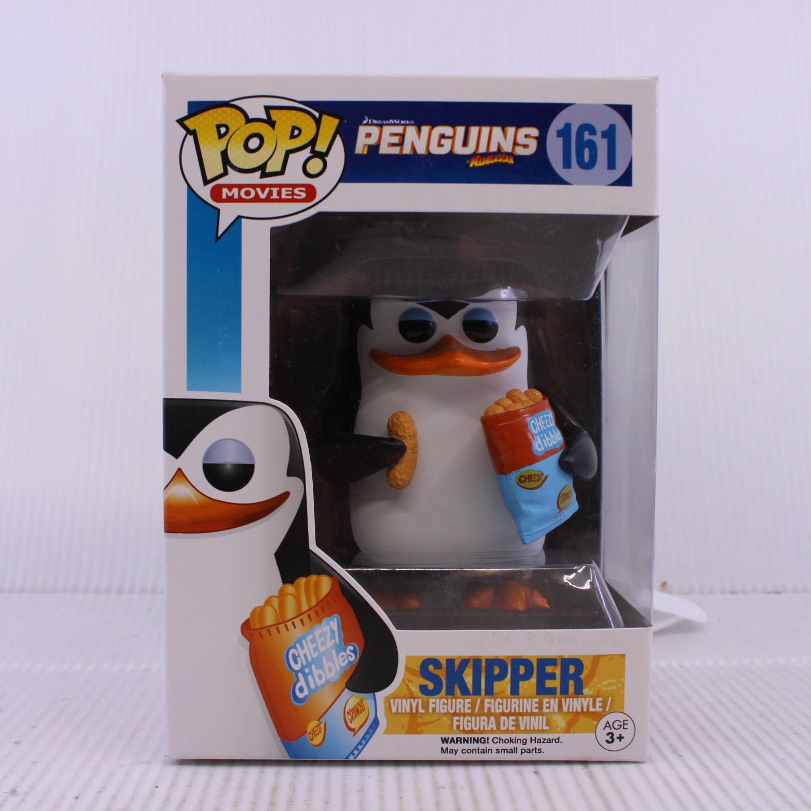 Figura Vinilo G9 Funko Pop Películas Patrón Pingüinos Madagascar 161 Daño Solar