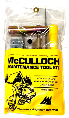 VINTAGE NOS OEM MCCULLOCH MINI MAC 110 120 130 MAINTENANCE TOOLKIT