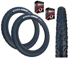 Image of Kenda AMRAK 24 x 2.20 BLACK Chunky Mountain Bike TYRE s TUBE s K-1247