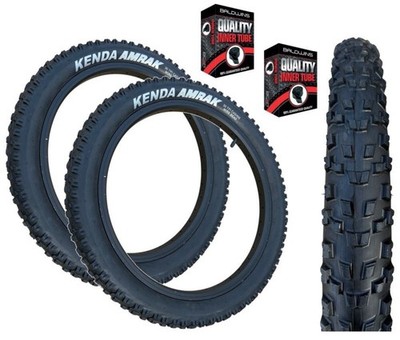 Kenda AMRAK 24 x 2,20 SCHWARZ Chunky Mountainbike Reifen s Schlauch s K-1247