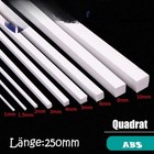 ABS Quadratische Streifen 1mm Bis 10mm Styrol Kunststoff Streifen 250mm Länge