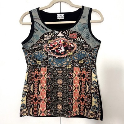 Vintage Urban Athlete Tank Top Size L Stretch Sleeveless Fairy Artsy Rave Y2K