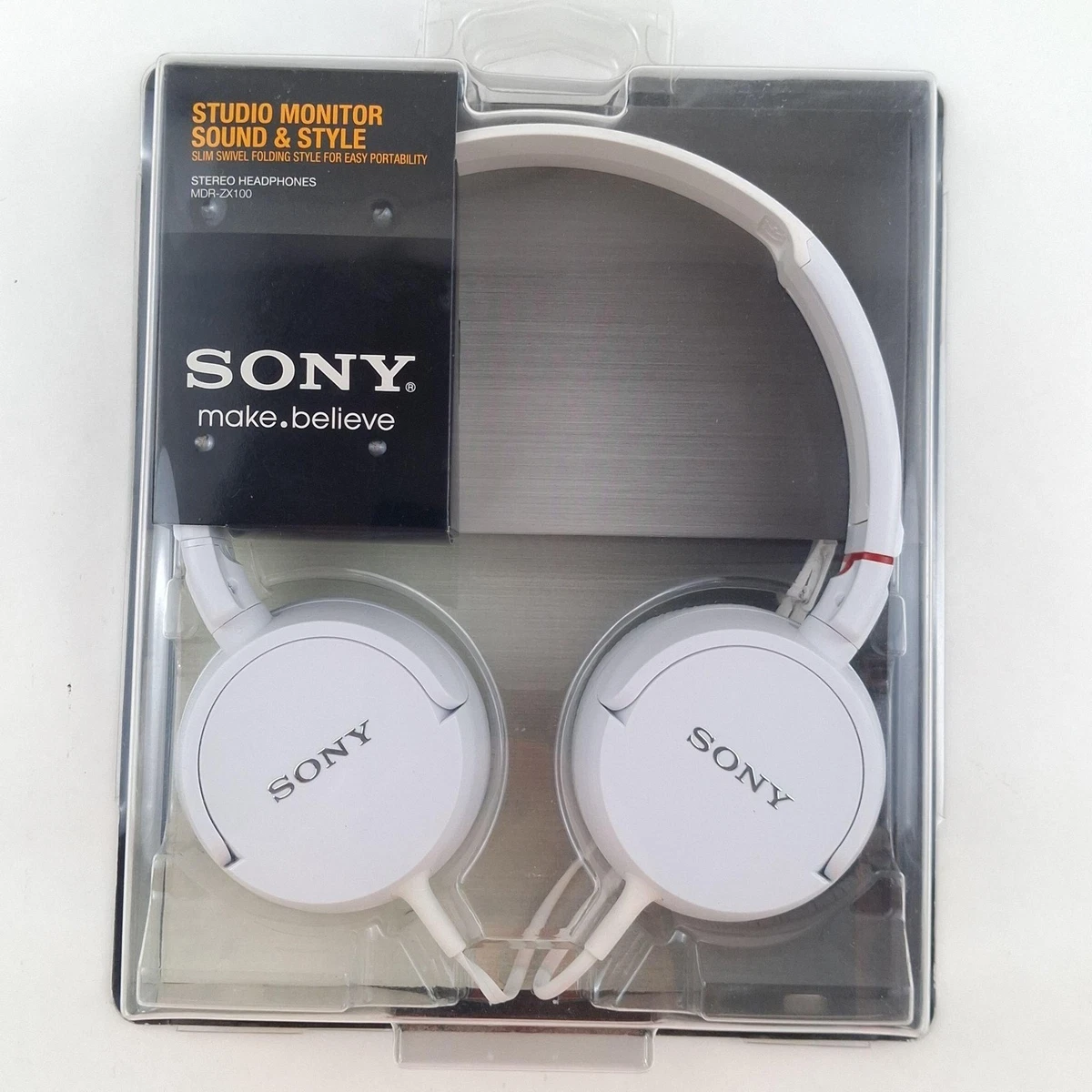 Sony MDR-ZX100 White Headphones for Sale | Shop New & Used