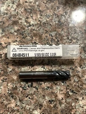 Accupro 08484511   5/16"Dia, 1/2" LOC, 0.0100" Radius, 4Flute, Solid Carbide