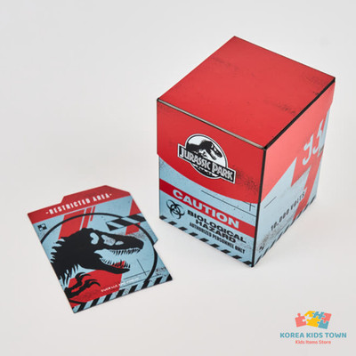 Official Licensed Jurassic Park TCG Card Sleeves Deck Box Case Korea