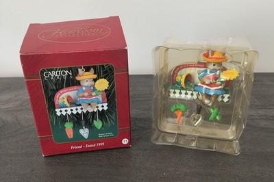 Friend Bunny Rabbit Garden Carlton Cards Little Treasures Ornament with box