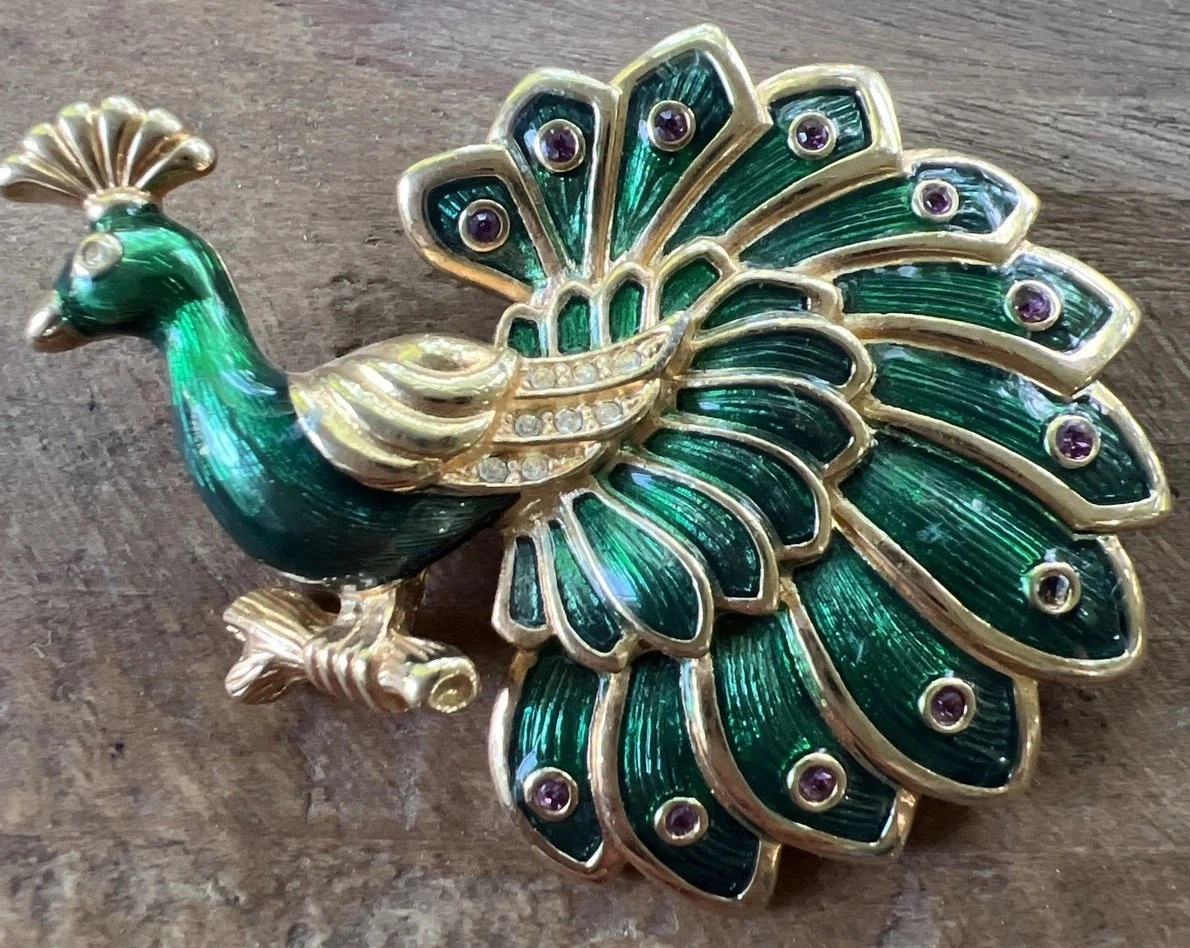 swarovski peacock | eBay