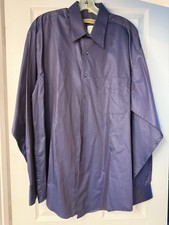 Arrow Men's Dress Shirt Size 16-16 1/2 36/37 Lilac Large X-Long NWT