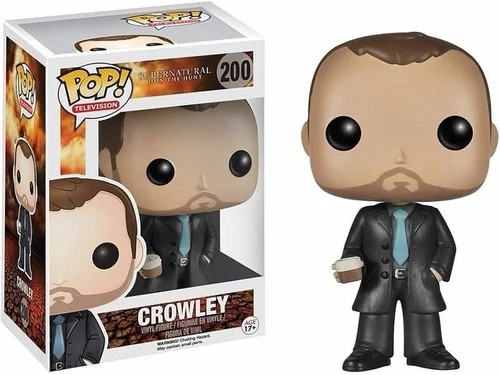 Funko Pop Crowley 200 Supernatural Vinyl Figure New In Box With Protector