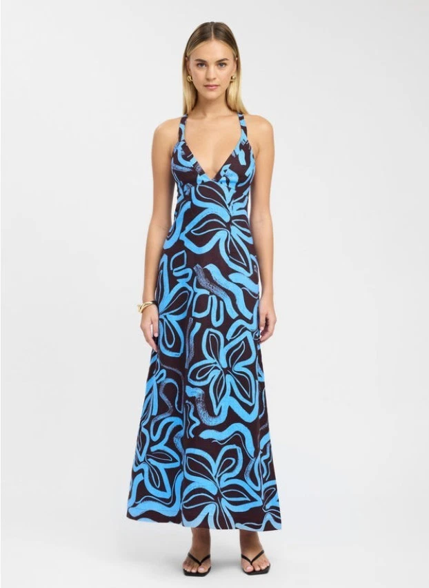 chinese dress ladies Isla Maxi Dress – KOOKAÏ Australia main image 1