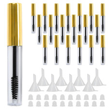 20 Pcs 4Ml Transparent Reusable Empty Bottle Tube Container Makeup Vials Cosmeti